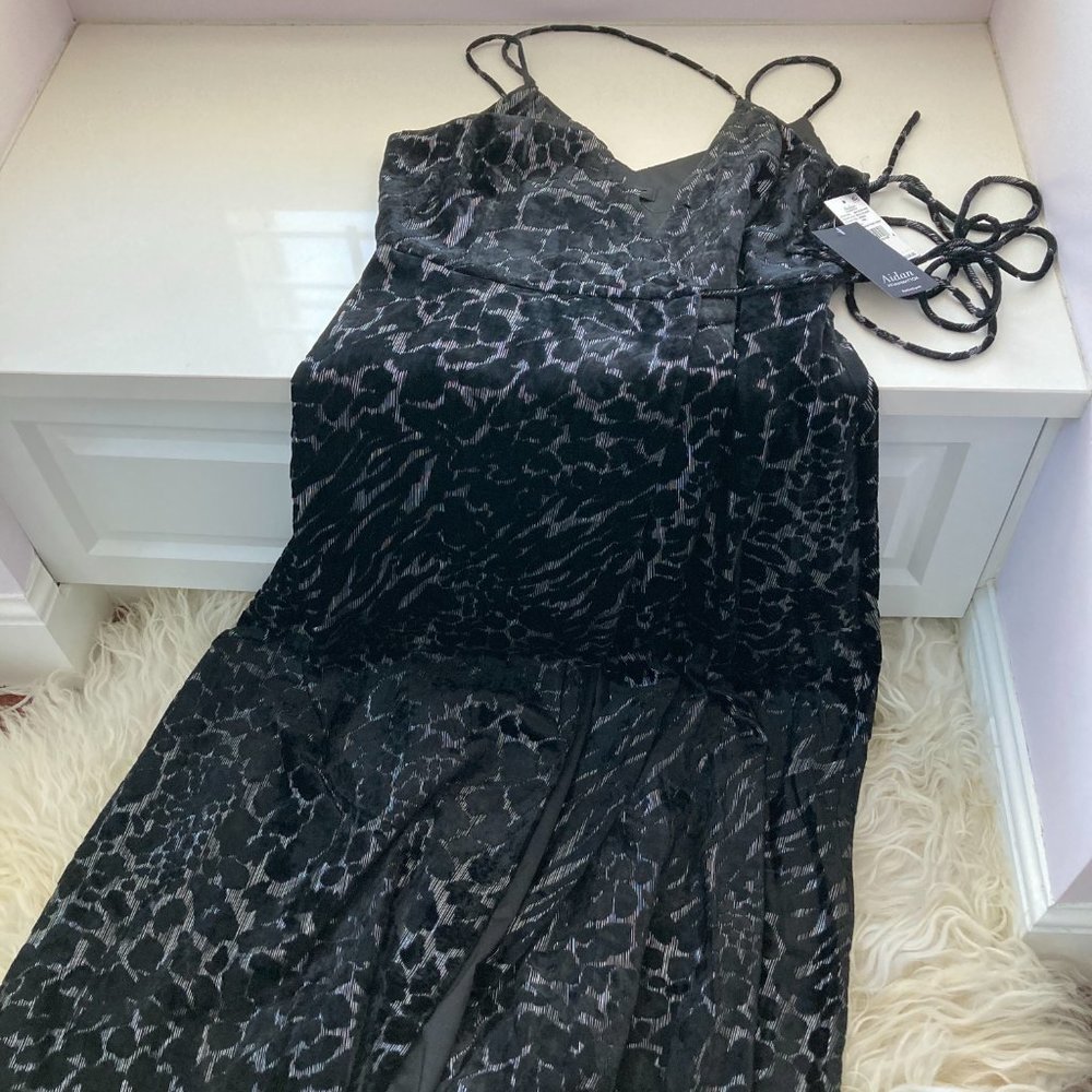 AIDAN MATTOX Printed Long Dress - Picture 3 of 13